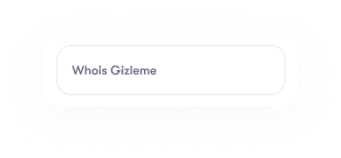 Ücretsiz Whois Gizleme